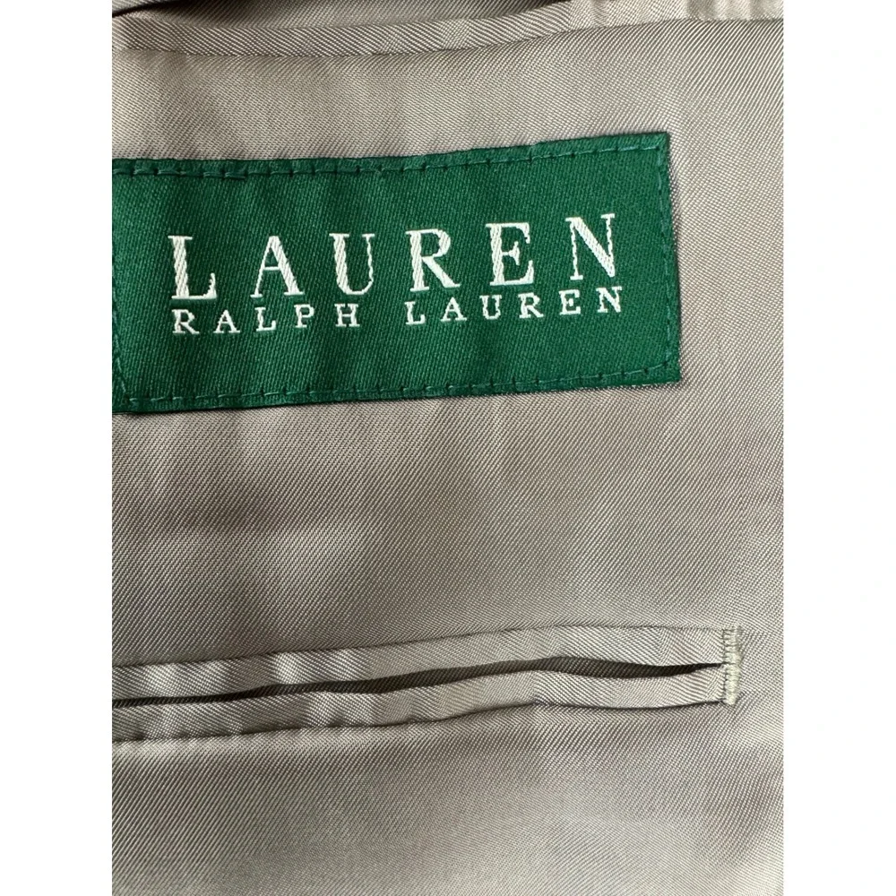 Lauren Ralph‎ Lauren Mens 46R Wool Suit Jacket Blazer Charcoal Gray